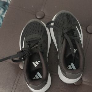Adidas Kids Black and White Sneakers
